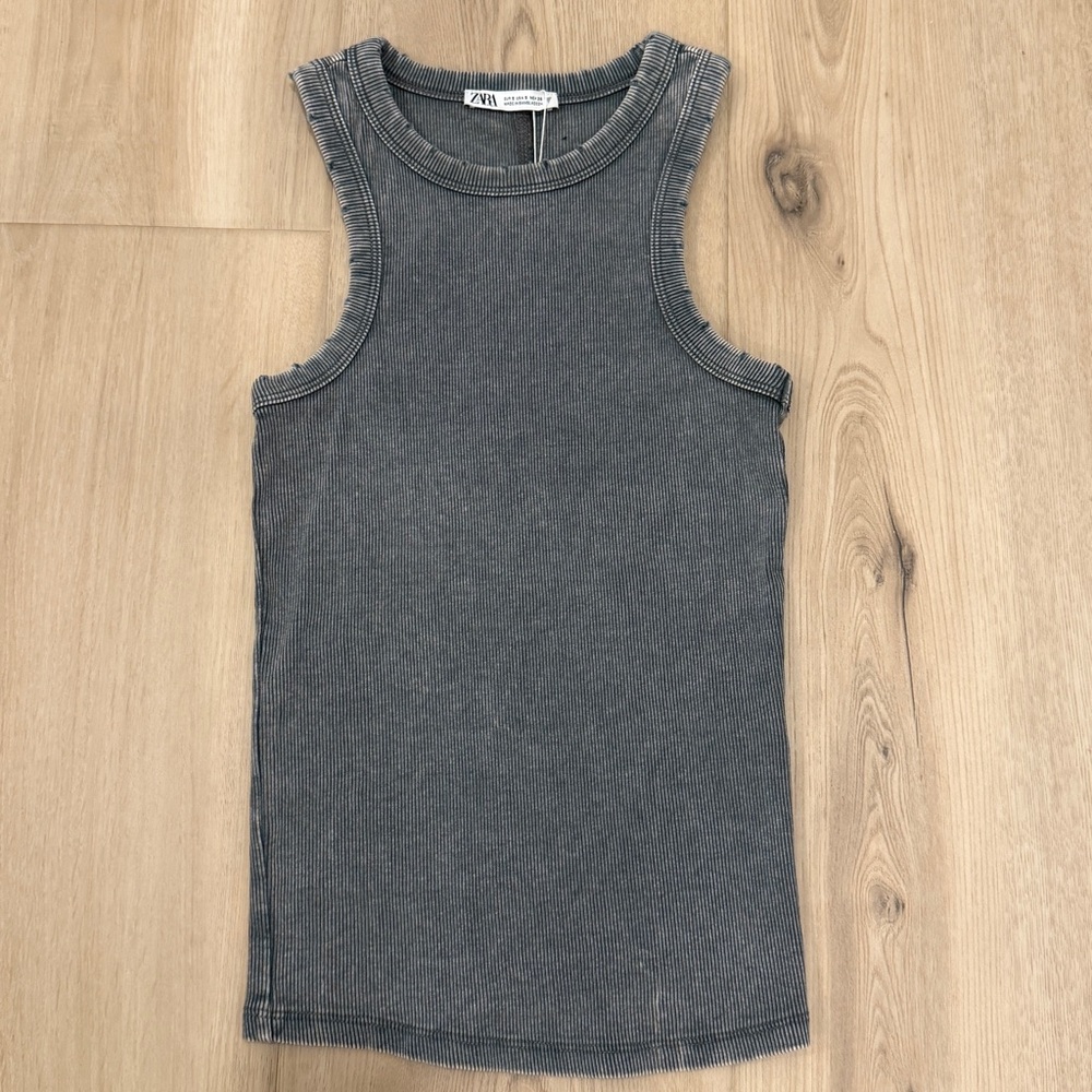 Zara Kids Charcoal Tank Top